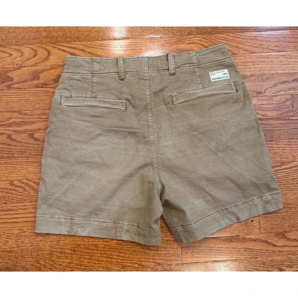 New Abercrombie & Fitch Regulation Officer Shorts VB-5 Mens 32 Brown Chino 5